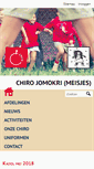 Mobile Screenshot of chirojomokri.be